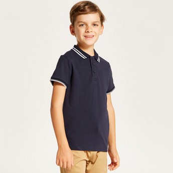 Juniors Polo T-shirt with Short Sleeves