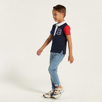 Juniors Solid Jeans with Pocket Detail and Belt Loops