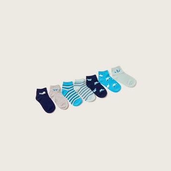 Juniors Printed Socks - Set of 7