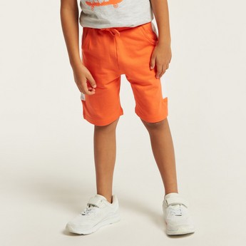 Juniors Panelled Shorts with Pockets and Drawstring Closure