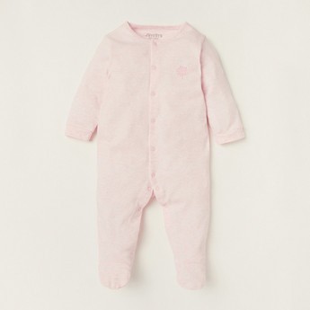 Juniors Solid Closed Feet Sleepsuit with Long Sleeves