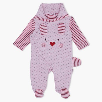 Juniors Printed Sleepsuit with Hood