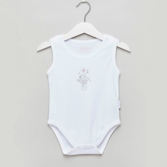 Giggles Printed Sleeveless Bodysuit