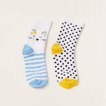 Juniors Assorted Ankle-Length Socks - Set of 2