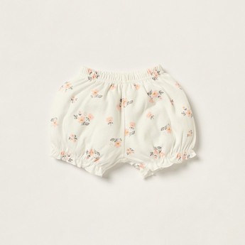 Juniors Floral Print Bloomer with Elasticated Waistband