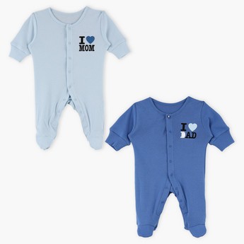 Juniors Closed Feet Sleepsuit - Set of 2