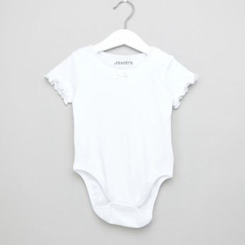 Juniors Short Sleeves Bodysuit