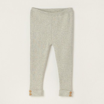 Juniors Textured Leggings with Elasticised Waistband