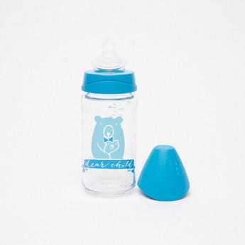 Suavinex Printed Feeding Bottle - 240 ml