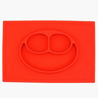 Eazy Kids Square Mat Plate with Sections