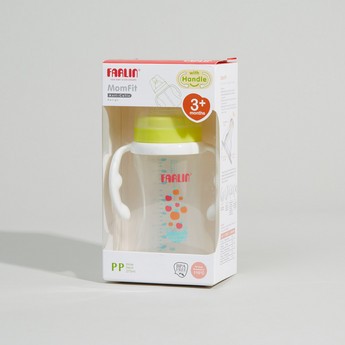 FARLIN Printed Feeding Bottle with Handle - 270 ml