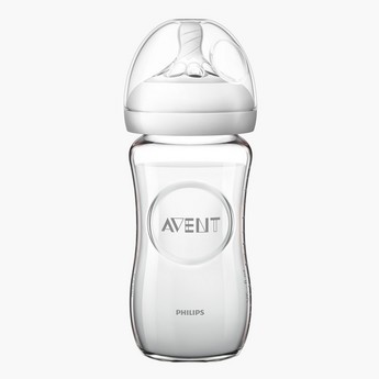 Philips Avent Natural Glass Feeding Bottle - 240 ml