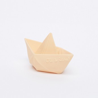 Oli & Carol Origami Boat Natural Teething Toy