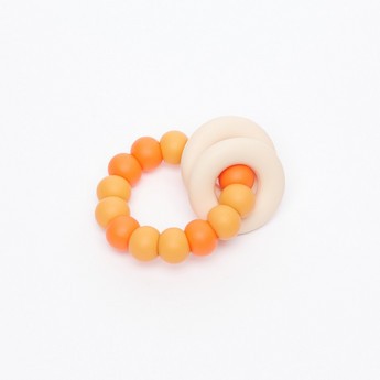 Desert Chomps Beaded Teether with Dual Rings