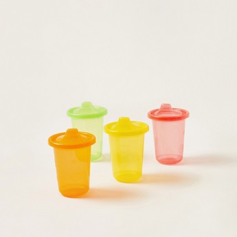 Juniors Disposable Spout Cup with Lid - Set of 4