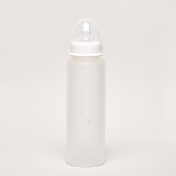 Giggles Printed Glass Feeding Bottle - 240 ml