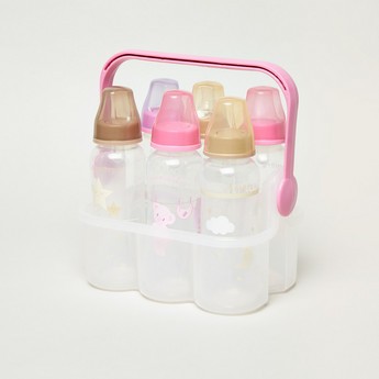 Juniors Caddy with Feeding Bottle Set - Set of 6