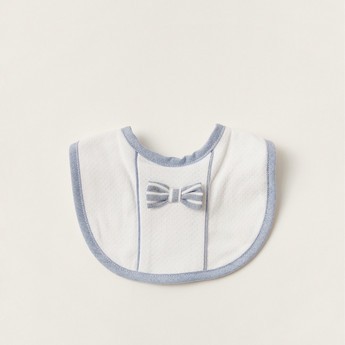 Giggles Textured Bib with Press Button Closure