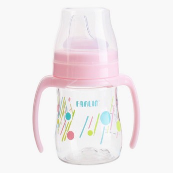 FARLIN Tritan Printed Stage 2 Spout Drinking Cup with Handle - 150 ml