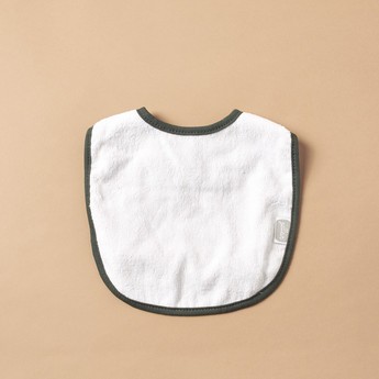 Jollein Textured Bib with Hook and Loop Closure