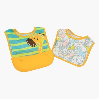 Marcus & Marcus Printed Travel Bib - Set of 2