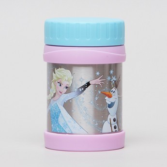 Disney Elsa Printed Isothermal Pot with Lid - 430 ml