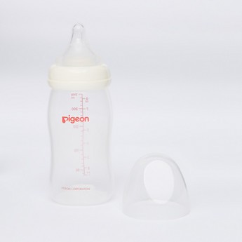 Pigeon Printed Wide Neck Feeding Bottle - 240 ml