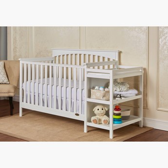 Dream On Me Chloe 3-in-1 Convertible Crib with Changer