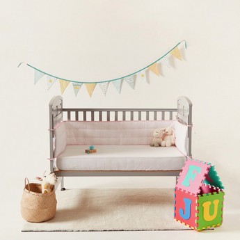 Juniors Star Print Cot Bumper - 390x30 cms