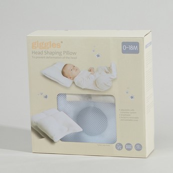 Giggles Head Shaping Pillow with Case