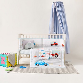 Juniors Car Print 5-Piece Comfortor Set