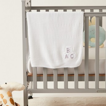 Juniors Striped Receiving Blanket - 100x100 cms