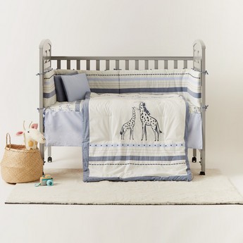 Giggles Giraffe Print 2-Piece Comforter Set - 200x98 cms