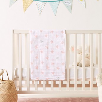 aden + anais Star Printed Muslin Swaddle Cloth