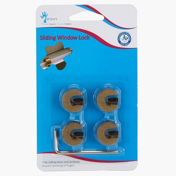 B-Safe Window Lock - Set of 4