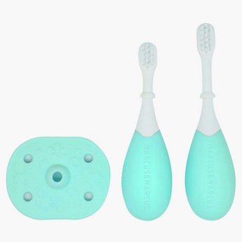 Marcus & Marcus 3-Stage Palm Grasp Toothbrush Set