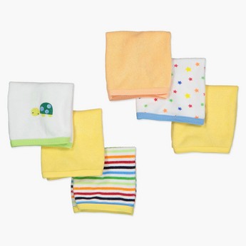 Juniors Printed Washcloth - Set of 6