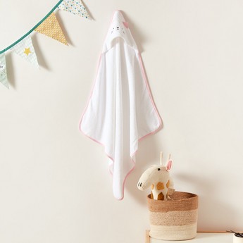 Juniors Embroidered Hooded Towel - 76x76 cms