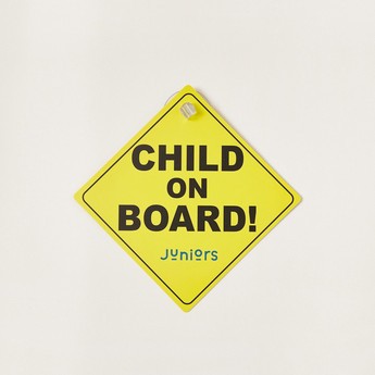 Juniors Baby on Board Car Sign