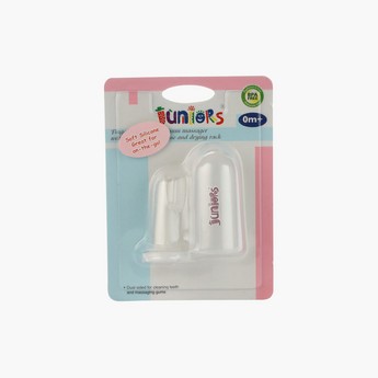 Finger Tip Tooth Brush and Stand