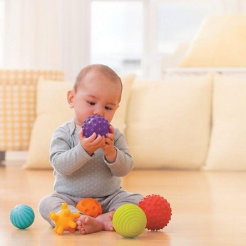 Infantino Sensory Balls with Blocks and Buddies Playset