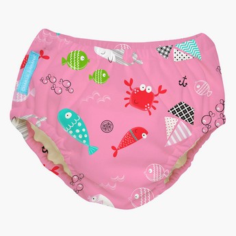 Charlie Banana Printed 2-in-1 X-Large Size Swim Diaper and Training Pants