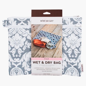 Bebe Au Lait Printed Wet and Dry Bag