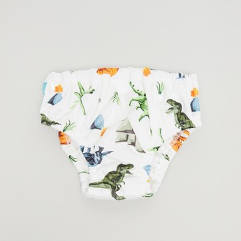 Charlie Banana Dinosaur Print Reusable Swim Diaper - M