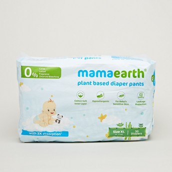 mamaearth Plant-Based Size XL 30-Piece Diaper Pants - 12-17 kg