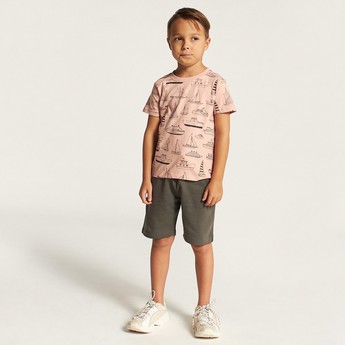 Juniors Short Sleeves T-shirt with Shorts - Set of 2