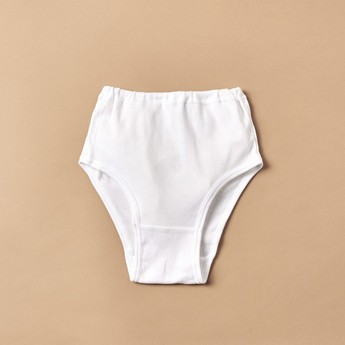 Juniors Solid Panty with Elasticated Waistband