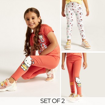 Sanrio Hello Kitty Print Leggings - Set of 2