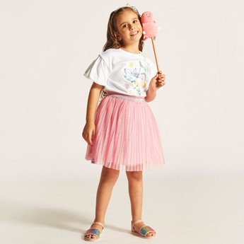 Sanrio Pleated Skirt with Elasticised Waistband