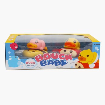 B Duck Pull and Go Bath Toy Set